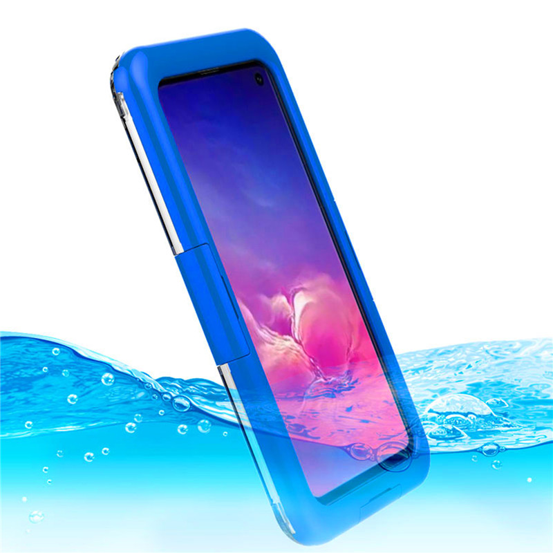 Подводная защита телефона лучший жизненный чехол для телефона Samsung S10 (синий)