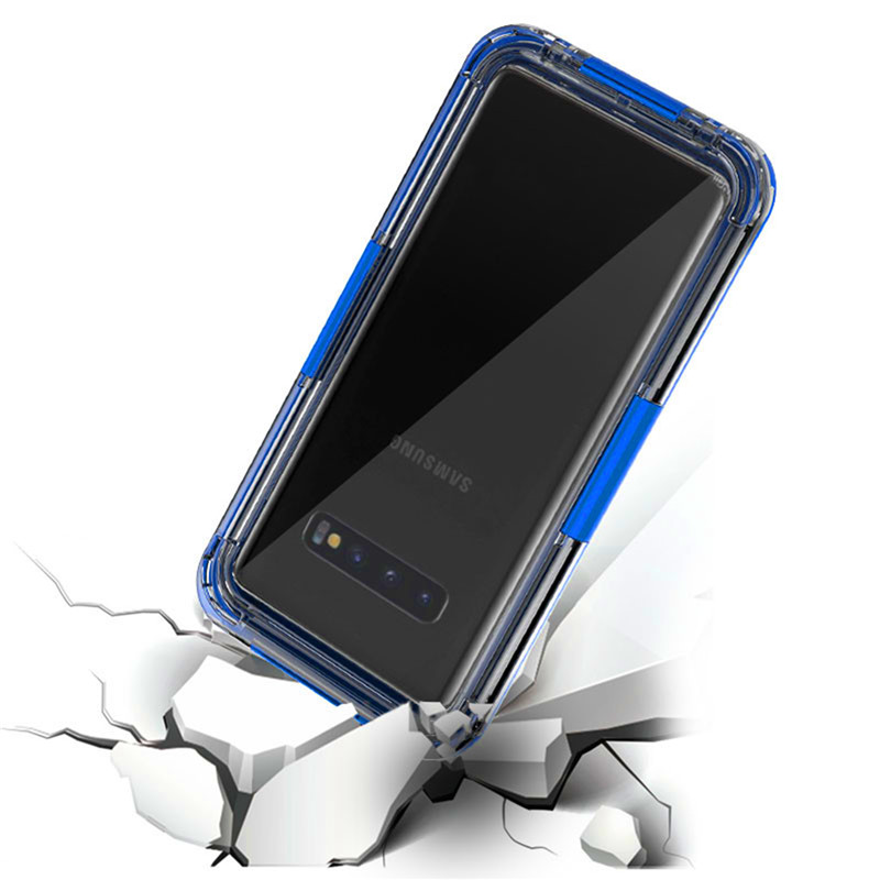 Подводная защита телефона лучший жизненный чехол для телефона Samsung S10 (синий)