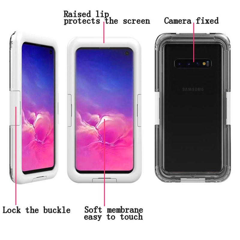 Чехлы для телефонов с водой в них телефон для защиты воды Life Case для Samsung S10 (белый)