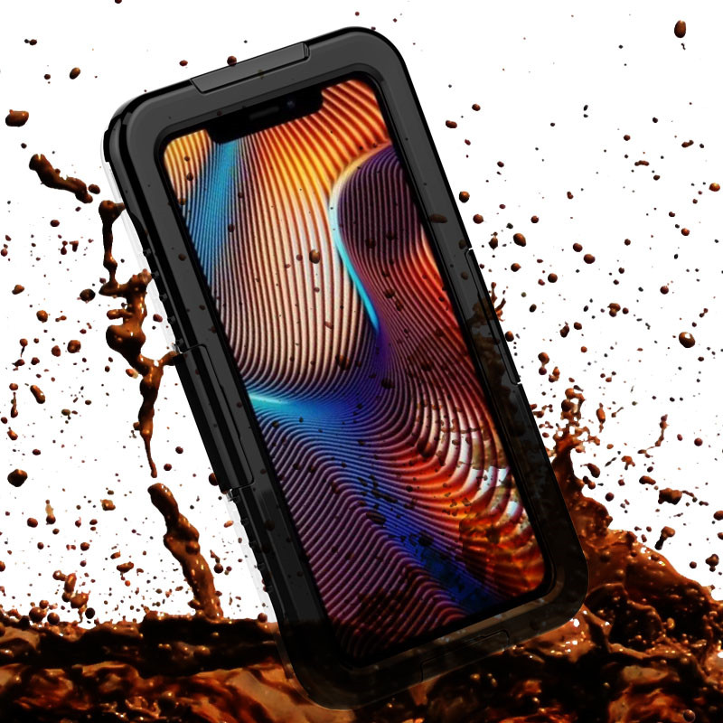 лучший водонепроницаемый пакет Apple гидроизоляционный пакет iphone XR (ЧЕРНЫЙ)