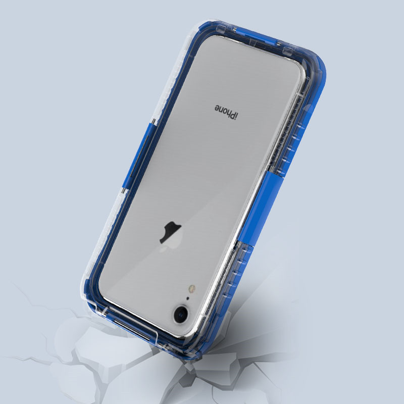 Водонепроницаемый пакет для iphone водостойкий пыленепроницаемый лучший водонепроницаемый чехол для iphone XR (синий)